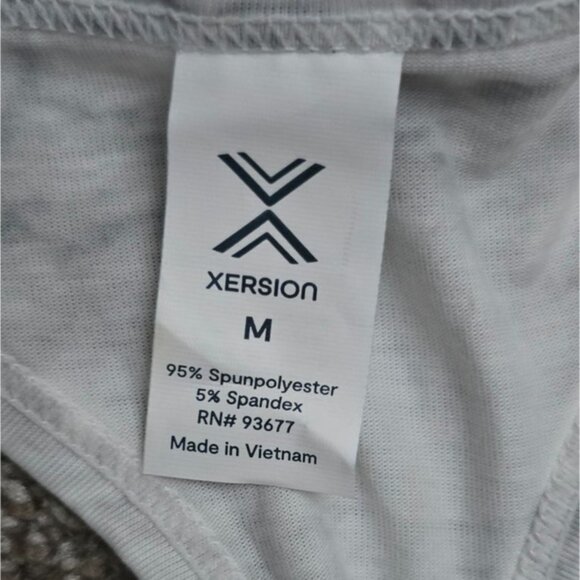 Xersion Womens Gray Marble Racerback Tank Top M - Picture 3 of 4